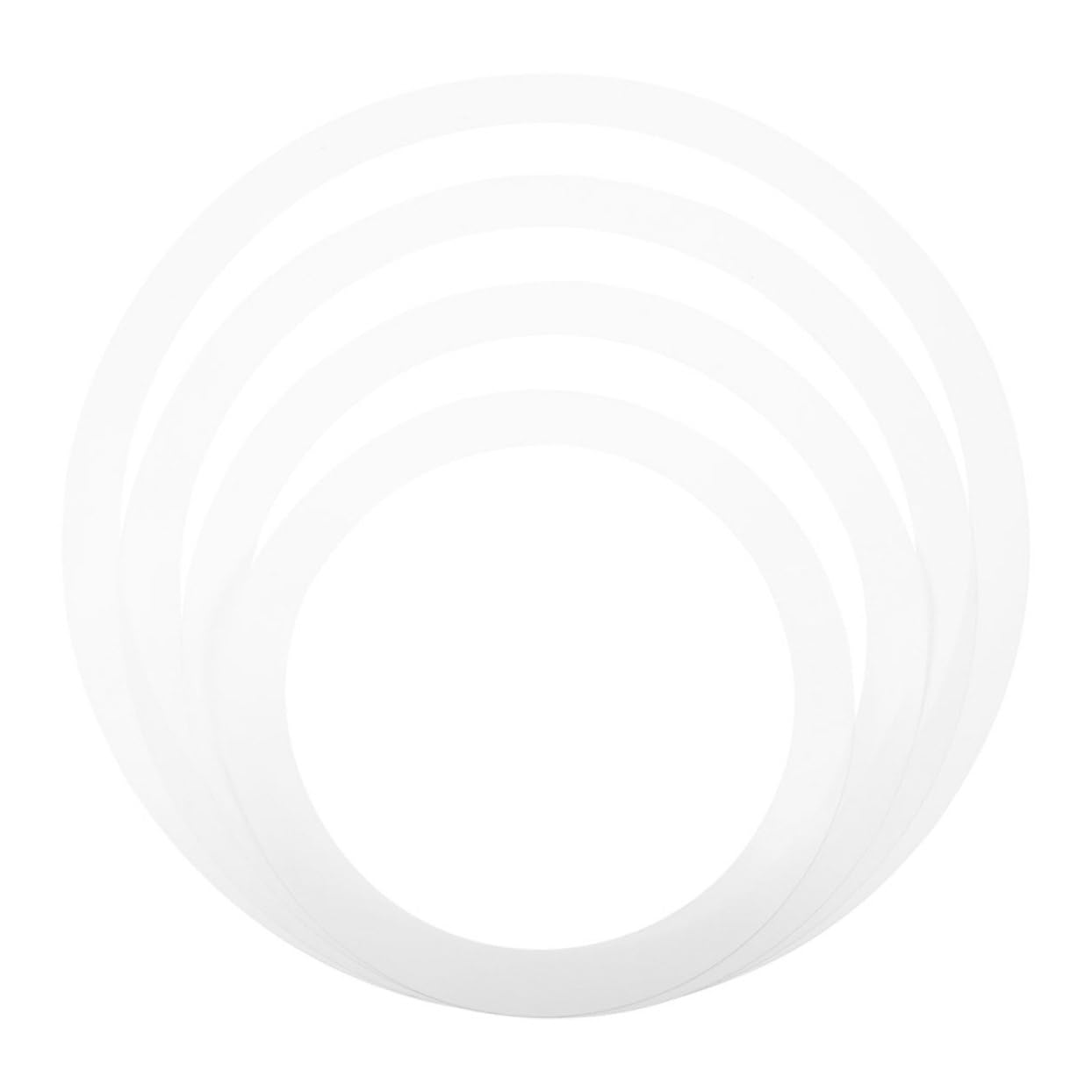 LIFKOME 4Pcs Drum Kit Mute Noise Reduction Rings for Snare Drums Elastic Belt for Overtones Control Easy Installation for Beginners