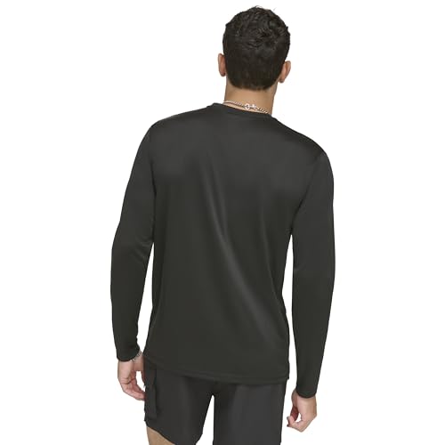 DKNY Men's Long Sleeve Quick Dry 40+ Protection UPF Active Top4