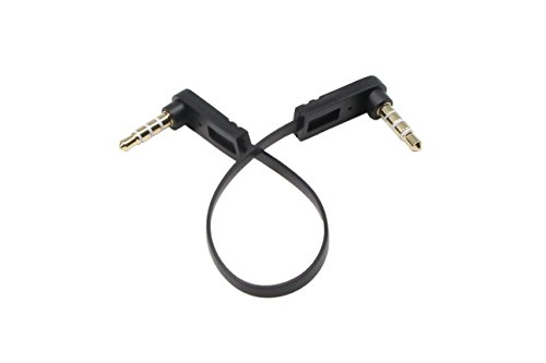Cable de audio 3.5mm con conector recto y ángulo miniatura 3