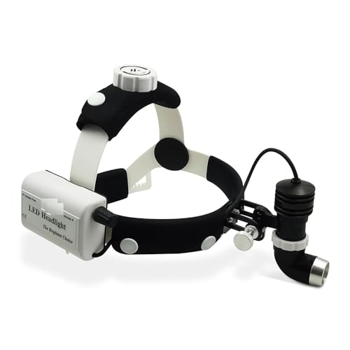 KASHSURG 10 Watt ENT Surgical LED Headlight for Doctors Hospital and Multi Purpose (Adjustable Focus of Light)