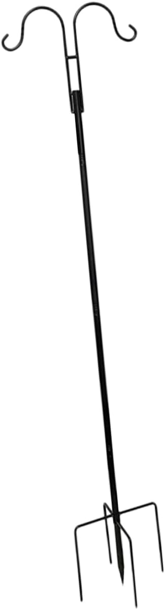 Mipcase Ground Shepherd Hook for Hanging Solar Lights Plant Hanger Detachable Outdoor Garden Decoration Elegant Support for Baskets Lanterns and Bird Feeders