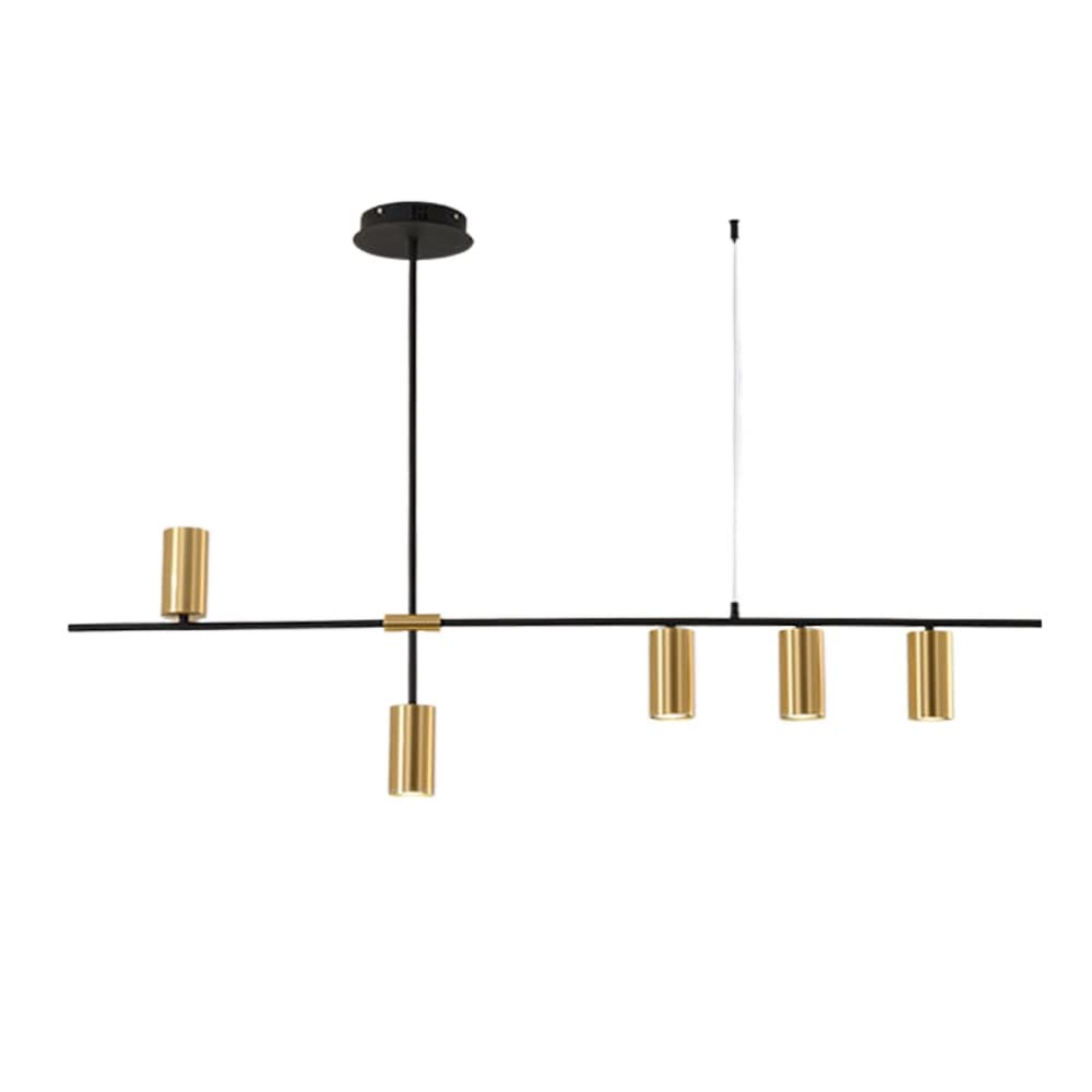 Lumière suspendue à longue rangée LED variable pour luminaire de salle à manger