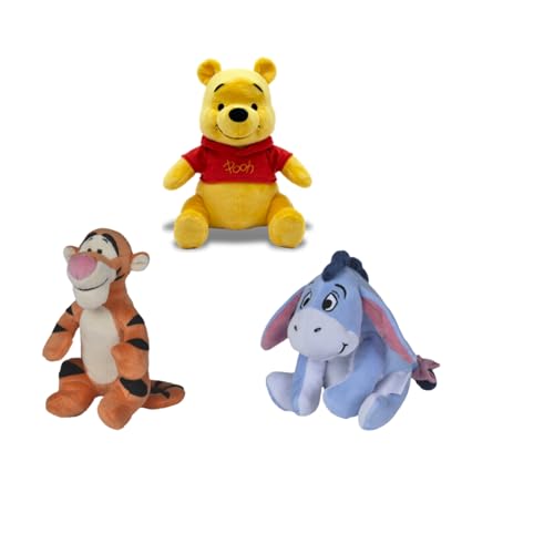 Disney 6315872710NBP - Oso de peluche de Winnie the Pooh, Ior o Piglet como peluches, 17 cm, a partir de 0 meses, selección aleatoria