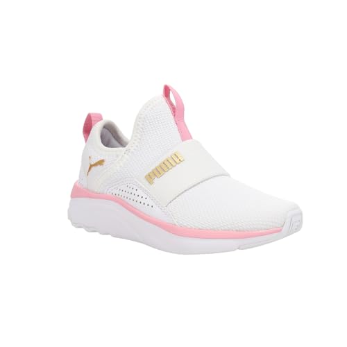 PUMA Kids Girls Soft Sophia Slip On Sneakers Shoes Casual - Pink, White2