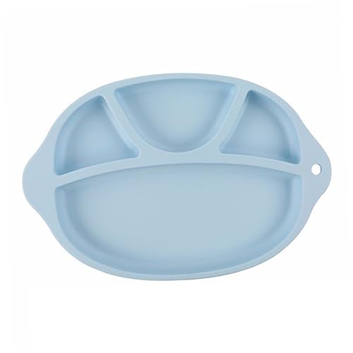 Yardwe Food Grade Silicone Partition Tray Drop Dinner Dish Holder for Separate Plate Easy to Clean Dishwasher Safe Safe