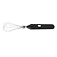 Elektrischer Schneebesen, Kabelloser Handmixer 3 Geschwindigkeiten Zum Backen zu Hause (Schwarz)