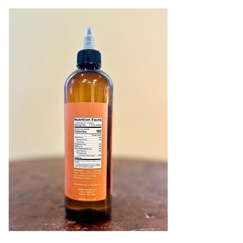 Image of Dioko Simple Syrup, 12 fl. oz Premium Coffee & Dessert Syrup with Easy Pour Spout | No Artificial Dyes or Colors | Perfect for Lattes, Iced Coffee, Cocktails, Pancakes & More (Caramel)