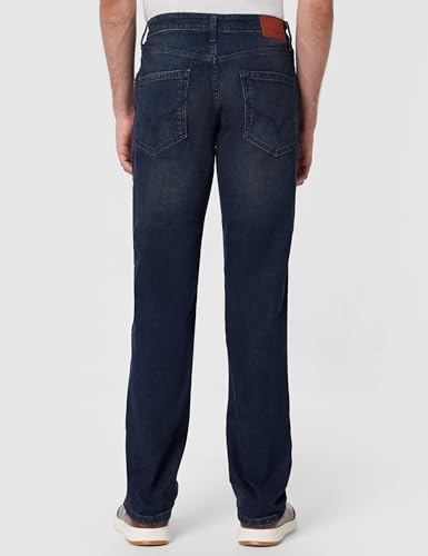 Image of Pepe Jeans Men's Straight Fit Jeans|Mid Rise |Stretchable Fabric| Jeans for Men | Available in Plus Size