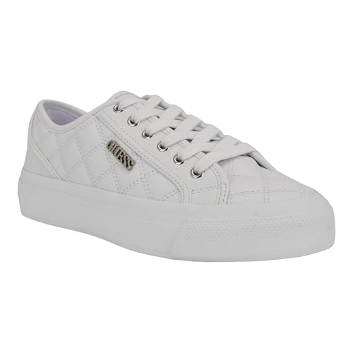 GUESS Damen Jelexa Sneaker, White 140, 35 EU