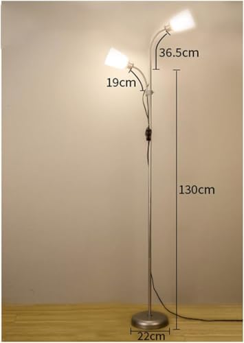 Cansancio visual al leer: lámpara de pie brillante con doble luz dirigida 2