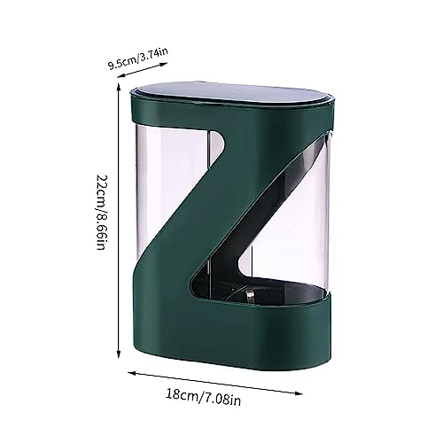 Image of Styxon Wall-Mounted Disposable Cup Dispenser with Dustproof Cover Self Adhesive Pull Type Double Tube Water Paper Cup Holder Wall Mount Cup Rack for Home & Kitchen - Random Color