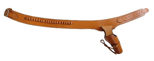 イーストA ウエスタンガンベルト (牛革製・ブラウン) Lサイズ No.001-L BRのサムネイル