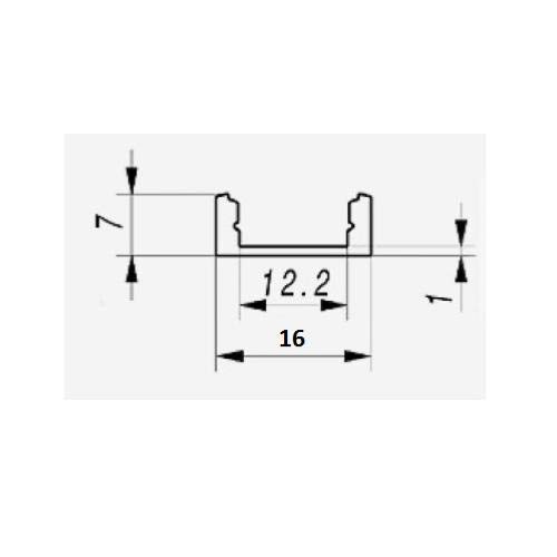 Profilé Aluminium 1 M Pour Ruban LED - Couvercle Blanc Opaque - Flexible, Pour éclairage Intérieur Moderne (dissipation Thermique Intégrée)