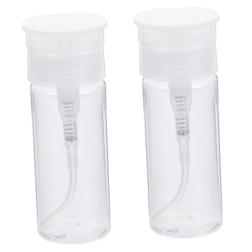 EPIGEIST 2 Pz Riutilizzabili da Viaggio per Lozione Petg a di Perdite Contenitori per Liquidi Kit Liquidi 100Ml Bottiglia Cosmetici per Detergente Mani e per Unghie