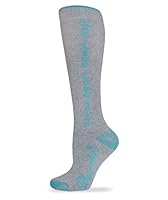 Wrangler Women's Long Live Cowgirls Boot Socks 2 Pair Pack, Teal, Medium