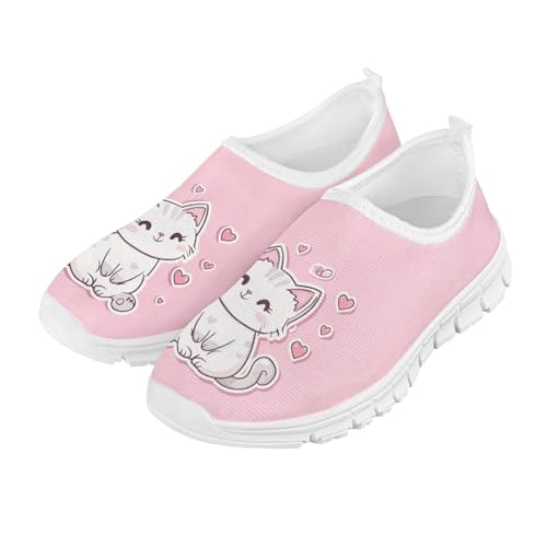 Axolotl Shoes for Girls Little Kid Sneakers Cartoon Print Running Shoes for Girls