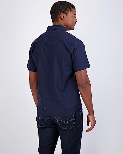 3-Pack: Mens Short Sleeve Button Up Down Shirt For Men Dress Shirts Slim Casual Plaid Clothing Clothes Pocket Cotton Collar Summer Outfit Fashion Top Tees Tshirt Lounge Camisa Para Hombre - Set 6, L #TOP2