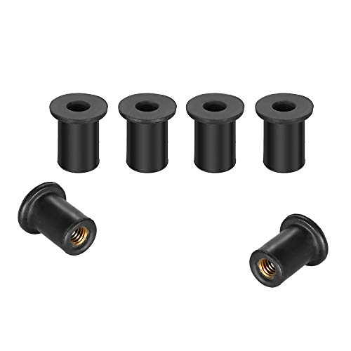 DECDEAL 6 unidades M4 / M5 / M6 Kayak Rubber Well Nuts Fixador Wellnuts Kayak Acessórios