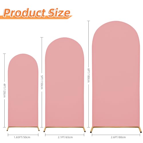 Tela Elástica para Arco de 6FT en Color Rosa Claro miniatura 2