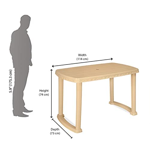 Nilkamal-Shahenshah-Rectangular-Shape-4-Seater-Plastic-Dining-Table-for-Home-Dining-Room-Office-Restaurants-Cafeterias-Garden-Indoor-Outdoor