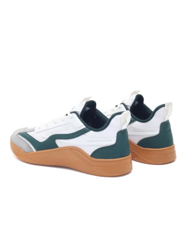 Image of Impakto para X Court Men's Sneakers | Lightweight & Cushioned Insole | Lace-Up Shoes for Casual Outings,Walking & Gym | Anti-Skid Rubber Sole for Non-Marking Activity
