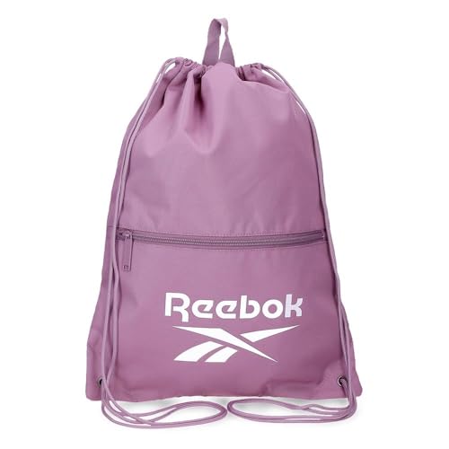 Reebok Ashland Mochila Saco con Cremallera Morado 35x46 cms Poliéster by Joumma Bags