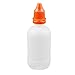 Aexit 50ml Dropper Bottles & Jars Plastic Bottle Drop Eye Liquid Squeezable Empty Centrifuge Bottles Red Cap