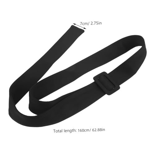 SAFIGLE Long Decorative Women Dress Belt Simple Comfortable Waist Belt for Dresses and Coats Stylish Waistband for Elegant Black Waist Accessory2