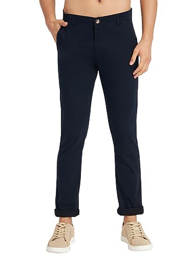 Image of KARGEENS Men Kargeens Men's Cotton Slim Fit Casual Chinos Trousers for Men Stylish