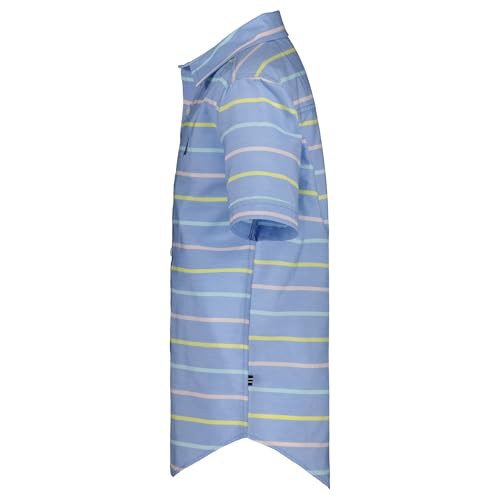 Image of Nautica Boys Short Sleeve Woven Button-Down Shirt. Light Weight & Breathable