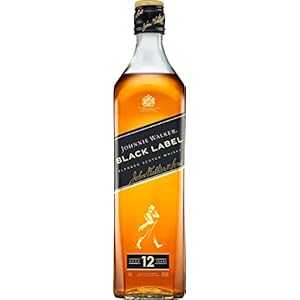 Johnnie Walker Black Label 12 Jahre Blended Scotch Whisky 70cl mit Geschenkverpackung