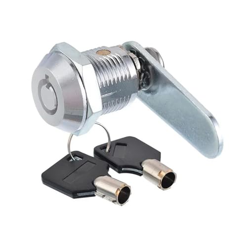 16mm 20mm 25mm 30mm シリンダーロック ドアキャビネット メールボックス 南京錠 引き出し 食器棚 ボックスロック 鍵2個付き 1個(M18-20)