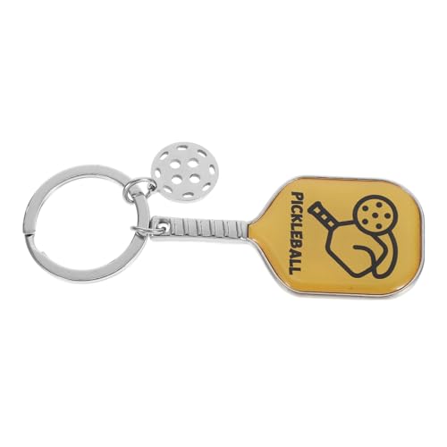 SUPVOX Racket Keyring Zinc Alloy Sports Charm Handbag Accessory Keychain for Backpack for Sports Fans