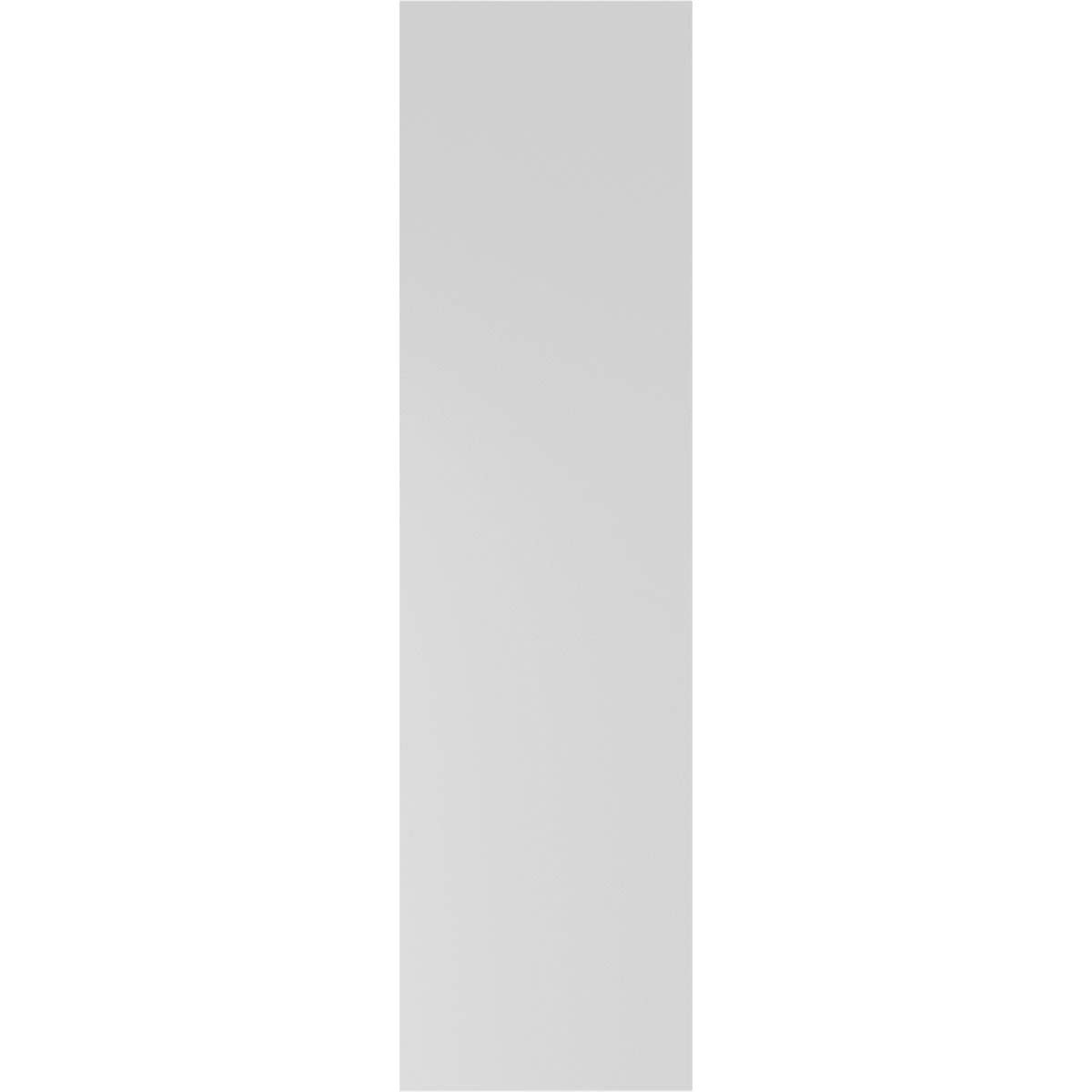 Ekena Millwork 41,7 cm de large x 81,3 cm de haut - En PVC - Trois panneaux - Volets battants - Gris hailstorm (par paire - Matériel non inclus)