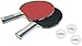 Hudora New Contest 2.0 Set de deux raquettes de pingpong avec trois balles