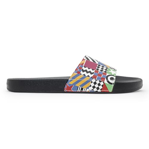 Image of Red Tape Womens Sliders in Slate Blue | Casual Pool Sliders | SLATE BLUE | 3 UK