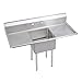 S-Series 1-Compartment Sink, 18" Left & Right drainboards