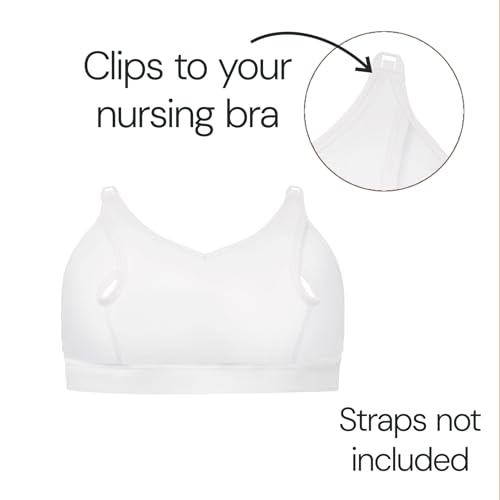 Image of Basics by Bravado Hands Free Pumping Bra, Comfortable, Clip and Go Pumping, Nursing Bra Accessory, XS-XXL