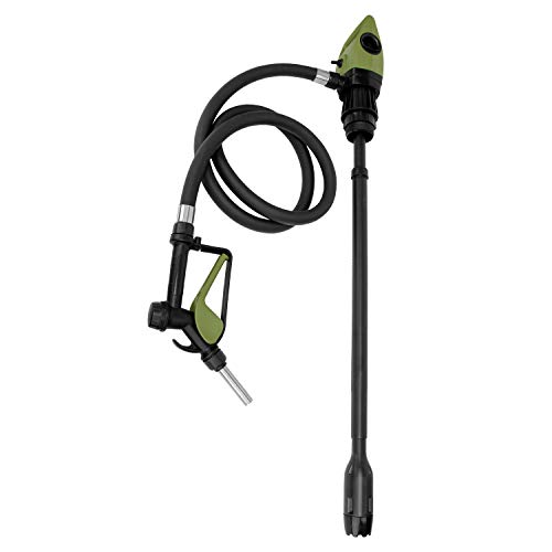 TERAPUMP TReDRUM 33.5-49' IBC Totes Telescopic Plug-in Electric Drum Barrel Pump for DEF,Diesel, Kerosene,Antifreeze, Agricultural Chemicals