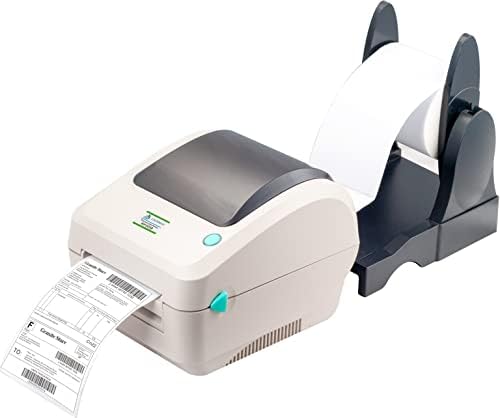 /LAGHMAN Thermal Label Printer 4x6 USB, Bluetooth for Shipping Packages Postage, Compatible with windows, mac OS and shipping platforms Amazon, Ebay, Shopify, Royal Mail, Fedex, UPS WHITE