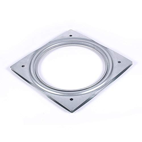 Lazy Susan Bearing, 6 Inch TV Desk Lazy Susan Turntable Bearing Square Metal Rotating Swivel Plate