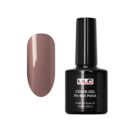 Gel Nail Polish ULG Soak Off UV LED Nail Art Manicure Gel Polish Classic Elegant Colors 10ml 0.33fl.oz Gray