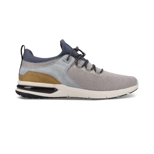 bugatti Herren Halbschuhe Sportliche Schnürer Beige/Dunkelgrau 40 EU – Ansicht 4