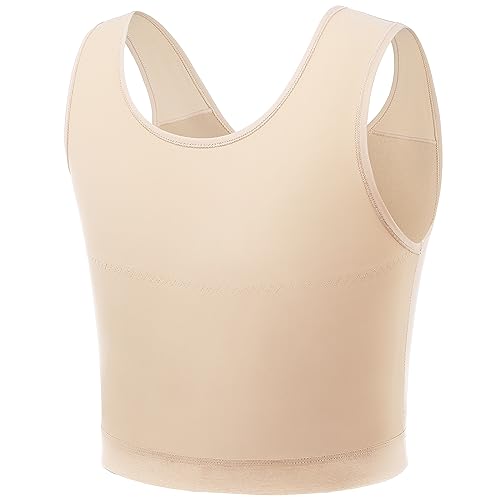 Image of GCTBL Chest Binder for Transgender Half FTM Binder Trans Breathable Compression Bra