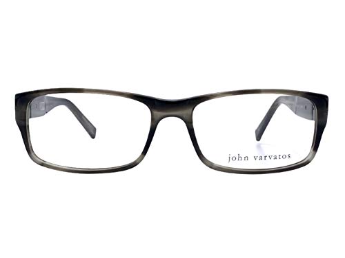 John Varvatos Men's Contemporary,Classic Rectangular Eyewear Frame2