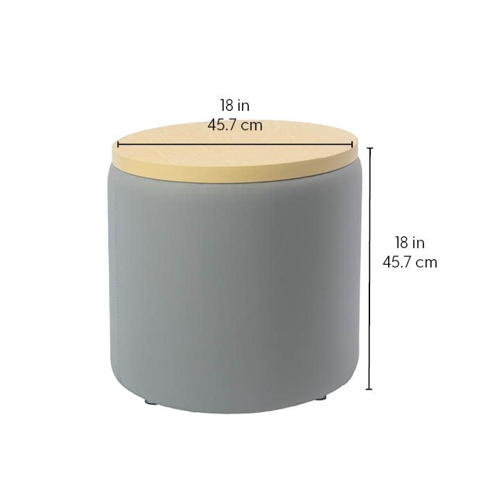 Mesa Otomana Redonda 45,7cm Pro Series - Móvel Para Escritório E Hotel