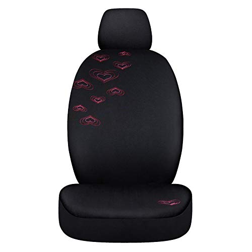 Norris Coprisedili Anteriori Universali per Auto/SUV, Set Completo con Coprivolante e Cuscinetti Cintura, Design Semipersonalizzato, Massima Protezione e Comfort, Facile Installazione, Lavabile 30°