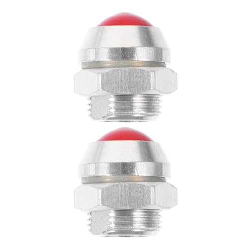 CLISPEED Soupape de Sécurité 2 Pièces pour Autocuiseur Valve Plate Rouge 14 MM Compatible Cocotte SEB Accessoire de Remplacement pour Usage Quotidien Cuisine