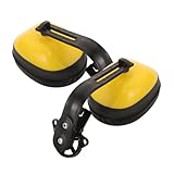 NIYANGLE 1 Par Orejeras Insonorizadas Orejera Industrial Insonorizada Orejeras Que Bloquean El Sonido Protector De Oídos De Construcción Orejeras Para Casco Yellow Esponja De Alta Densidad