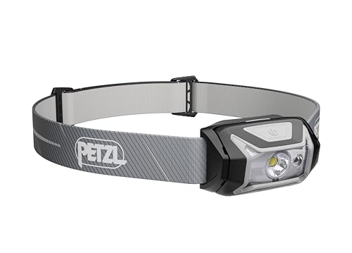 PETZL - Lampe Frontale Tikka Core - Trois Niveaux d'éclairage Blanc, Noire, 350 lumens